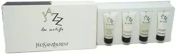 Yves Saint Laurent Jazz Les Actifs Moisturizer 10ml + Vitality 10ml + Face Scrub 10ml + Cleansing Gel 10ml