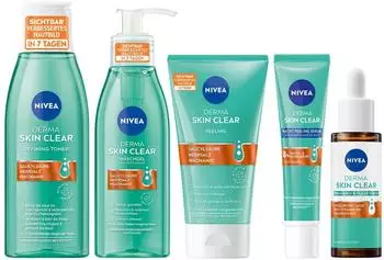 Nivea Derma Skin Clear Day & Night Routine Set 5-tlg.