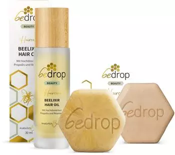 bedrop Hair Care Set Beelixier Oil & Gel&eacute;e Royale festes Shampoo 175 g