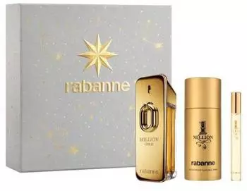Paco Rabanne Million Gold Set (EdPI 100ml + 10ml + DS 150ml)