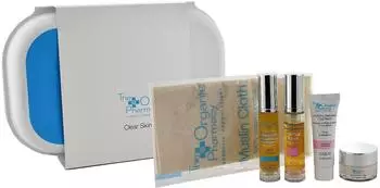 The Organic Pharmacy Clear Skincare Kit Gesichtspflege-Set (40ml)