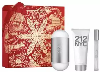 Carolina Herrera 212 NYC Duft-Set Damen, EdT 100ml + Body Lotion 100ml + Mini EdT 10ml (8411061105450)