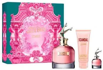 Jean Paul Gaultier Scandal Eau de Parfum Geschenkset 80ml + Body Lotion 75ml + Mini 6ml