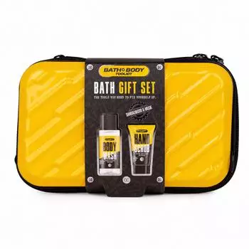 Accentra Bath + Body Toolkit Geschenkset Herren, Sandalwood & Musk, Hardcase Etui