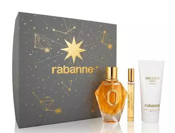 Paco Rabanne Million Gold For Her Geschenkset, 3-teilig