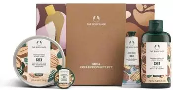 The Body Shop Medium Shea Geschenkset, 4-teilig, 580ml