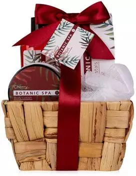 Accentra Cherry Spa Bade- & Pflegeset Damen im Seegrask&ouml;rbchen (6055165AC)