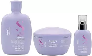 Alfaparf Milano Semi di Lino Smooth Kit, f&uuml;r widerspenstiges Haar