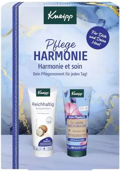 Kneipp Geschenkset Pflegeharmonie Aroma-Pflegedusche & Körperlotion 2x200ml (PZN 20092470)