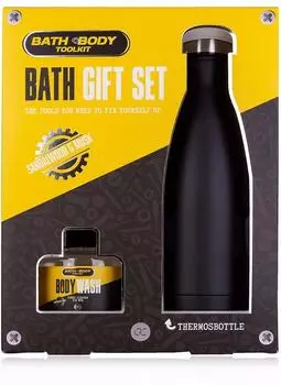 Accentra Bath Body Toolkit Geschenkset Duschgel 140ml + Thermosflasche