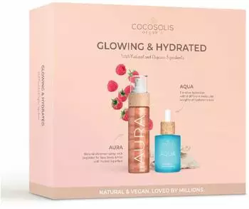 COCOSOLIS Glowing & Hydrated Pflege-Set, 2 St&uuml;ck
