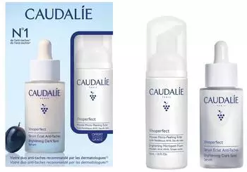 Caudalie Vinoperfect Set Micro-Peeling-Schaum 50ml + Serum 30ml