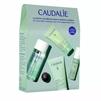 Caudalie 105ml Vinopure Starter Kit (Gel 30ml + Toner 50ml + Serum 10ml + Fluid 15ml)
