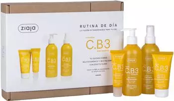 Ziaja Tagesroutine Set Vitamin C & B3 Niacinamid, 4-teilig