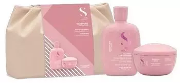 Alfaparf Milano Semi di Lino Moisture Duo Kit, trockenes Haar
