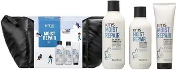 KMS 675ml MOISTREPAIR Set (Shampoo 300ml + Conditioner 250ml + Creme 125ml)