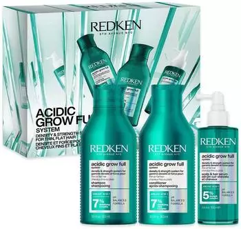 Redken Acidic Grow Full Holiday Set Shampoo 300ml + Conditioner 300ml + Serum 100ml