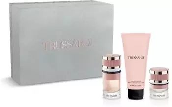 Trussardi Donna 90 Eau de Parfum & K&ouml;rperemulsion Geschenkset, 3-teilig, Damen