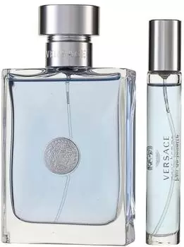 Versace Pour Homme Eau de Toilette Set 100ml + 10ml + 150ml Duschgel