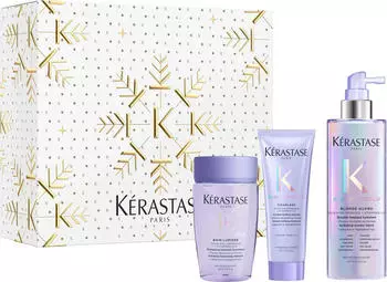 K&eacute;rastase Blond Absolu Trio Holiday Set (Shampoo 80ml + Treatment 75ml + Blonde Guard 190ml)