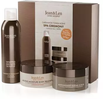 Jean & Len Spa Ceremony Giftbox Cardamom & Tonka, vegan, 3-teilig