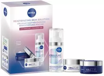 Nivea Cellular Expert Filler & Epigenetics Gesichtspflege Set Tagespflege (50ml), Nachtcreme (50ml) und Serum (30ml)