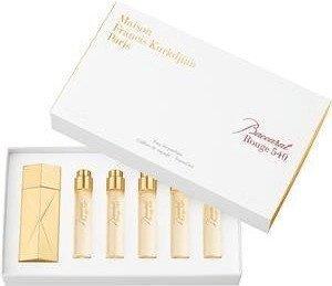 Maison Francis Kurkdjian Baccarat Rouge 540 Eau de Parfum Refill 5 x 11 ml + Globe Trotter Gold Edition Travelset