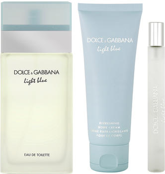 Dolce & Gabbana Light Blue Trio Set (EdT 100ml + BL 75ml + Travel Spray 10ml)