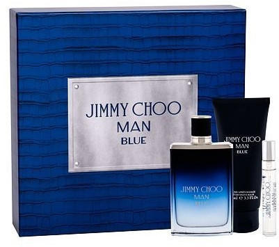 Jimmy Choo Man Blue Set (EdT 100ml + EdT 7,5ml + ASB 100ml)