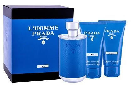 Prada L'Homme L'Eau Set (EdT 100ml + SG 75ml + Face Cleanser 75ml)