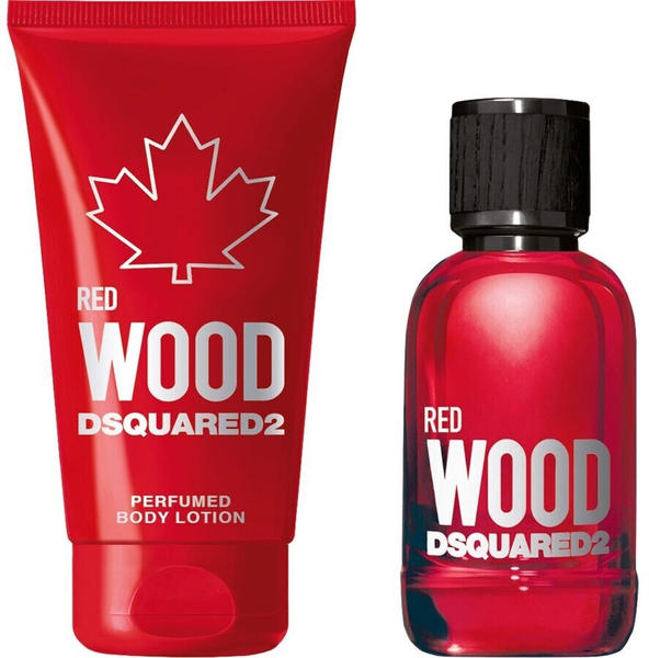Dsquared² Red Wood Eau de Toilette 30 ml + Body Lotion 50 ml Geschenkset
