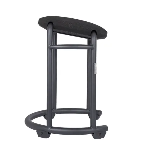 Saljol Duschhocker mit Keilsitz und Hygieneaussparung 55 cm velvet grey