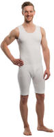 Suprima 4698 Pflegebody ohne Arm mit Beinrei&szlig;verschluss wei&szlig; XL, 1 St&uuml;ck