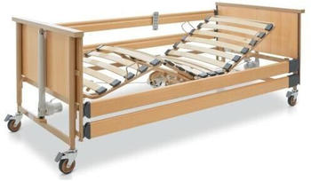 Burmeier Dali 100 Pflegebett mit Holzfederleisten, Handschalter kabelgebunden