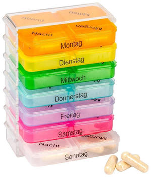 Wundmed Rainbow Tablettenbox 7 Tage 4 F&auml;cher