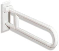 HEWI St&uuml;tzklappgriff Serie 801 (Klappgriff drehbar, Haltegriff) Farbe wei&szlig;,...