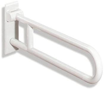 Hewi drehbarer Stützklappgriff 85 cm - ohne active+ reinweiß 801.50.120 99
