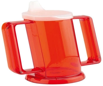 Ludwig Bertram HenroCup Trinkbecher mit Deckel rot