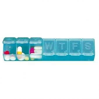 Servoprax Medikamenten Wochendispenser klein blau