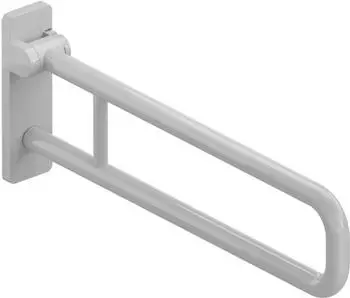 Hewi Stützklappgriff Serie 801, 850mm, reinweiß, Aluminiumkern (801.50.226 99)