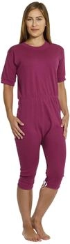Suprima Pflegeoverall Slim kurz mit Rücken- & Beinreißverschluss erika (4702-069-M)