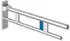 Hewi System 900 Stützklappgriff Duo Design B mit Spülauslösung 700mm Edelstahl matt