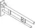Hewi System 900 Stützklappgriff Duo Design B mit Spülauslösung 700mm Edelstahl matt
