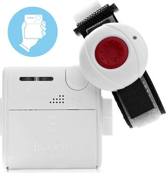 HelpLine Mini: Mobiler Hausnotruf mit Armbandsender