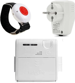 HelpLine Mini Mobiler Hausnotruf inklusive Repeater REP868 mit Notrufarmband