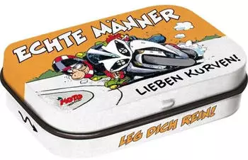 Nostalgic Art Nostalgic-Art Pillendose MOTOmania Echte Männer lieben Kurven!