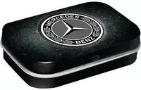 Nostalgic-Art Retro Pillendose, Mercedes-Benz &ndash; Logo Black | Original...