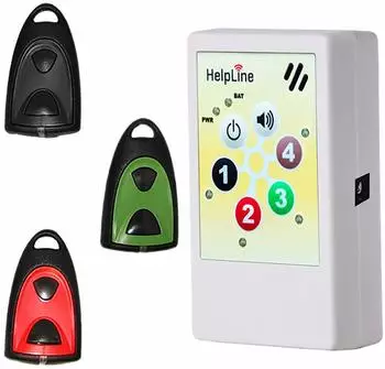 HelpLine 2.0 Notrufsystem für Praxen m. 3 Sendern