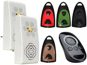 HelpLine HELPLINE230 Notrufsystem für Praxen mit 4 Sendern und 2 Empfängern