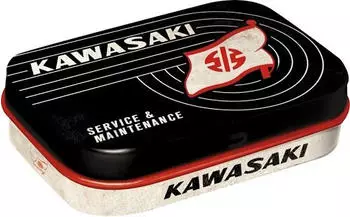 Nostalgic Art Nostalgic-Art Pillendose Kawasaki Kawasaki Tank Logo